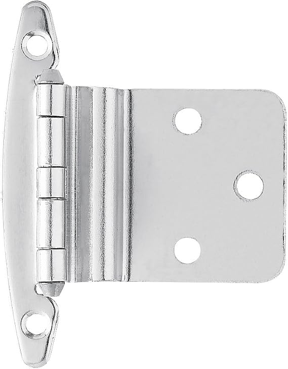 Liberty H00930C-CHR-O2 3/8 Inset Hinge Without Spring, 2-Pack