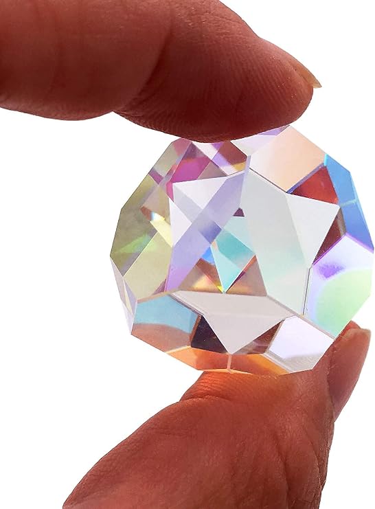 Multifaceted Dichroic Prism (X Cube) RGB Splitter Physics Optical Science Romantic Gift