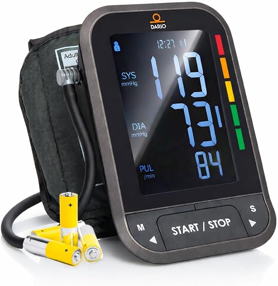 Dario Gen-2 Blood Pressure Monitor for Home Use | Smart App & Carry Case