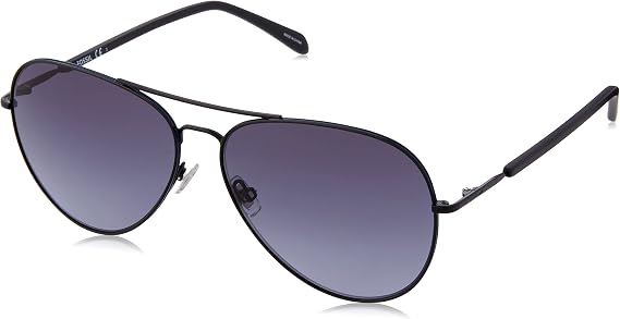 Fossil mens Male Style Fos 3104/G/S Sunglasses, Matte Black, 61mm 14mm US