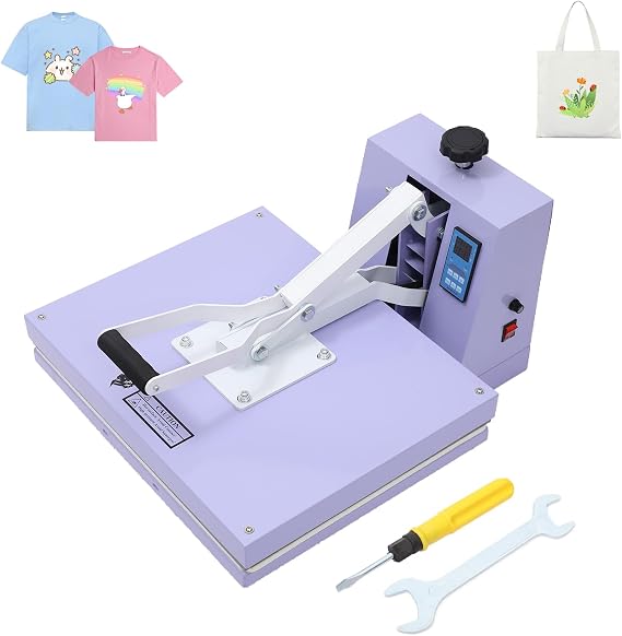 Digital Heat Press 16 x 24 Inch, Heat Press Machine for T Shirts, Purple