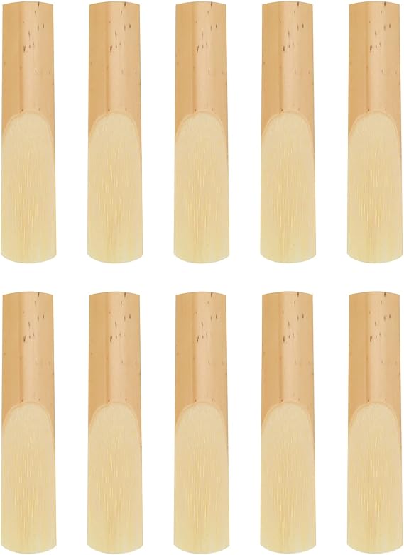 10Pcs Saxophone Reeds,Orchestral Strings Accessories for Replacement,Tenor Saxophone Reeds