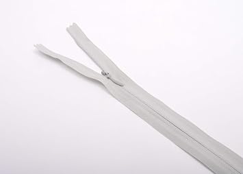 Trimz Adjustable Invisible Zip, 60cm, Light Grey