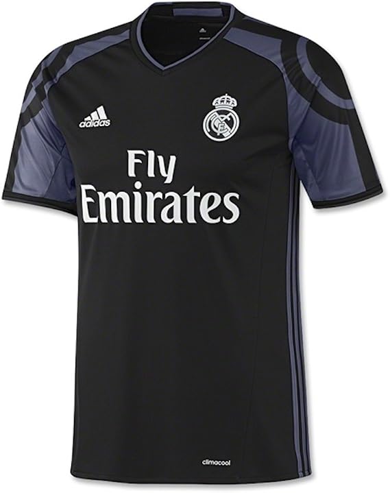 adidas Kids Real Madrid 16/17 Third Black Jersey