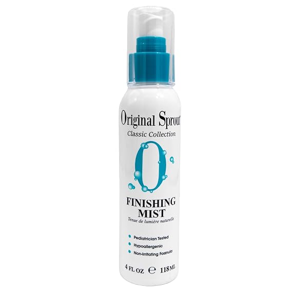 Original Sprout Finishing Mist Hair Spray for All Hair Types, Volumizing & Detangling, Light Hold Hairspray for Flexible Styling Without Stiffness, Vegan Finishing Spray for Kids & Adults, 4 fl oz