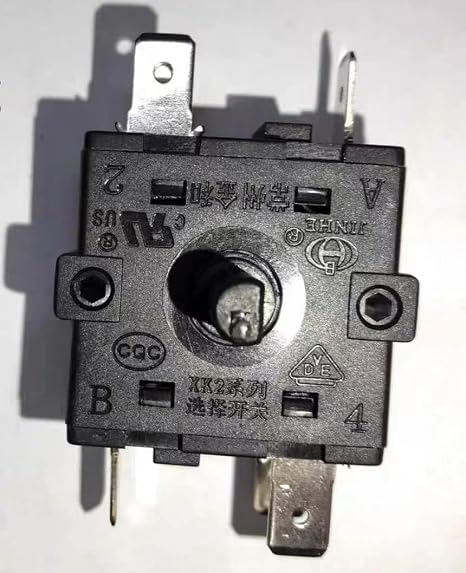 1PC FZ31-9 XK2 Series 15A 250V T125 6 pins 4 Positions Rotary Switch