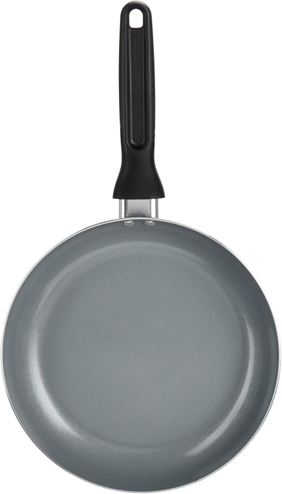 GoodCook Basics Fry Pan Ceramic Nonstick Aluminum Construction for Even Heating Non-Toxic PTFE & PFOA Free, 9.5-Inch, Blue