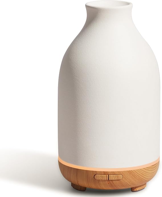 InnoGear 150ml Ceramic Essential Oil Diffuser, Diffusers for Home, Yellow