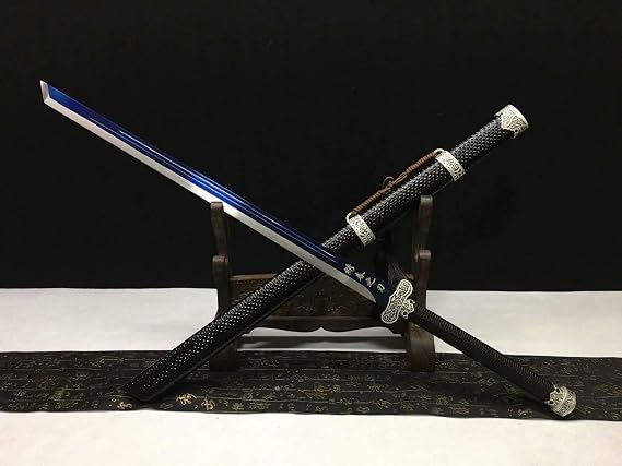Chinese Swords,Broadsword Dao,Forged High Carbon Steel Blade,Alloy Fittings,Cut Tree