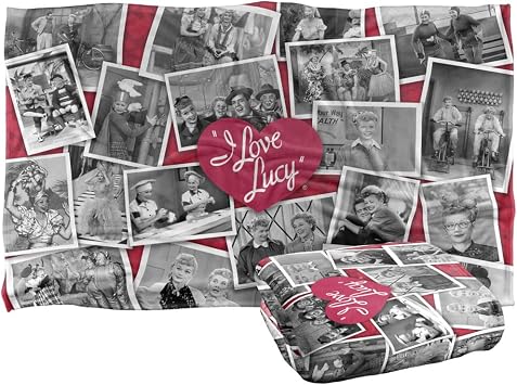 Trevco I Love Lucy Time After Time Silky Touch Super Soft Throw Blanket 36" x 58"