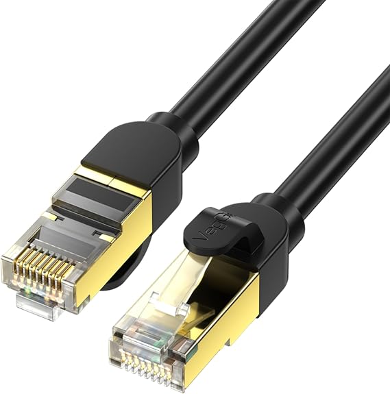 VegGieg CAT8 40Gbps 2000Mhz STP RJ45 Ethernet Kablosu 20 Metre