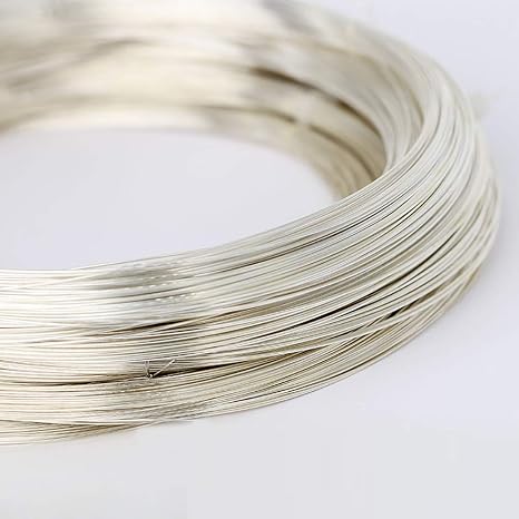White Copper Craft Wire, Solid Copper Wire,Long 1000Mm,1.5mm