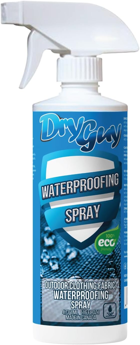 Outdoor Clothing Fabrics Waterproofing Spray 16 oz EcoFriendly, WaterBased Formula Restores Durable Water Repellency & Breathability on Jackets, Pants, Rainwear & HiTech Performance Fabrics
