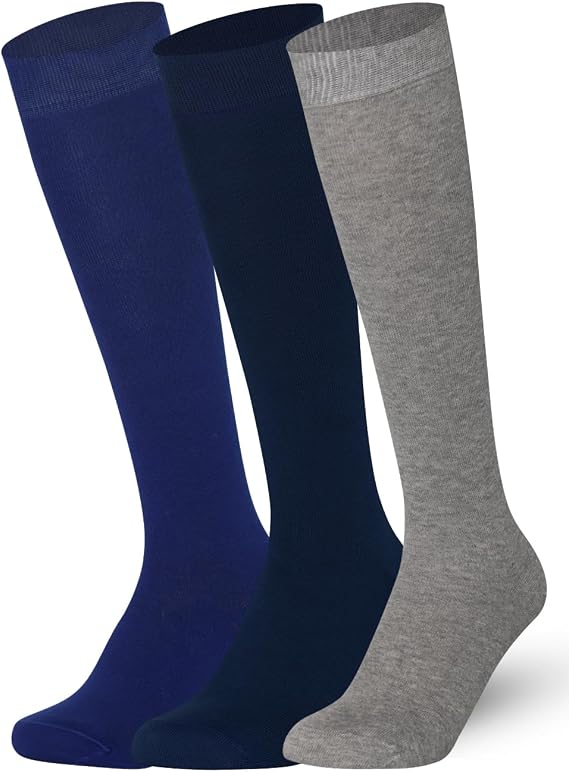 Mysocks 3 Pairs Knee Socks Simple Multi Socks