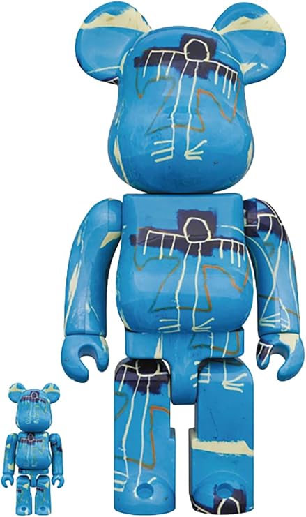 BE@RBRICK Jean-Michel Basquiat - 400% & 100%