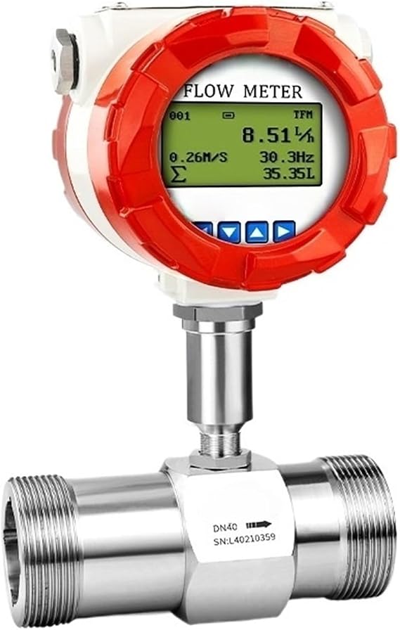 Flow Meter 4-20mA Water Sensor(DN15 Display+4-20mA Output)