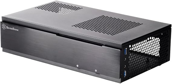 SilverStone Milo Series Mini-ITX HTPC Case, Black SST-ML06B
