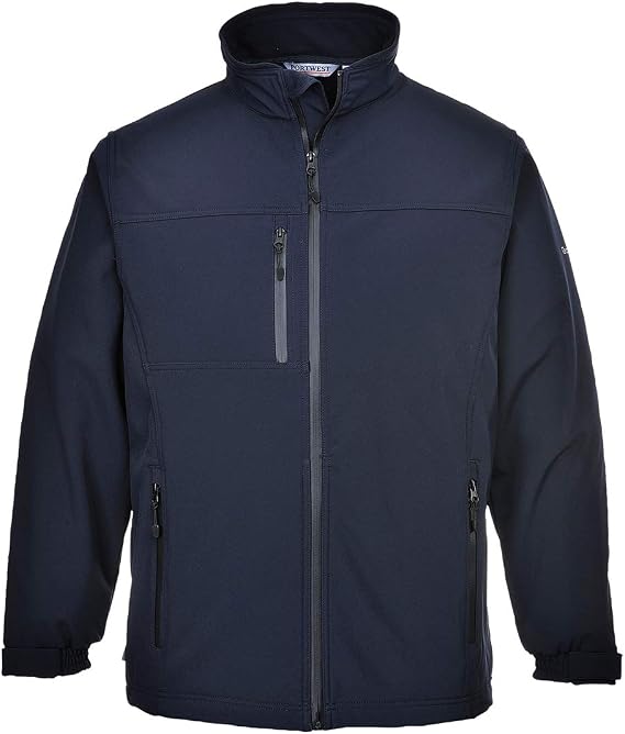 Portwest UTK50 Water Resistant Softshell Jacket (3L) Navy, Small