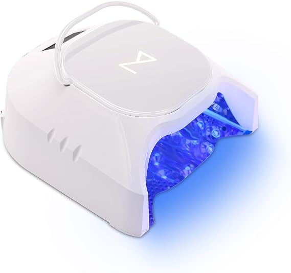 M GlowPro 86W UV LED Nail Curing Lamp, Wireless, Cordless | White