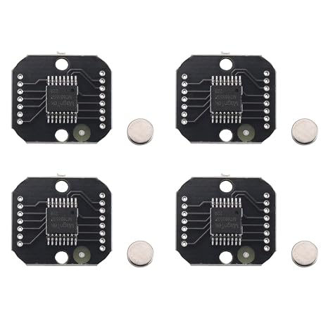 4X MT6835 Magnetic Encoder Module PWM/SPI Brushless Motor 21BIT Encoder Can Replace AS5048/18