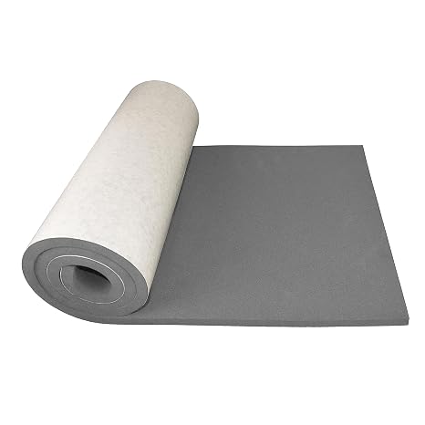 XCEL Marine Foam Roll with Self Adhesive - Gray 60" x 16" x 1/2" Closed Cell Foam Rubber Water Resistant Padding Sheet - Home, Marine, Garage, Automotive, Crafts & Cosplay (Gray, 60" x 16" x 1/2")