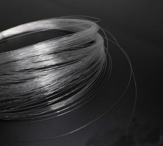 AZIMOM PMMA Plastic End Glow Fiber Optic Cable 0.25mm(0.01inch) 100m(328ft)/Roll for Star Sky Ceiling All Kind Led Light Engine Driver Source