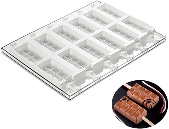 Silicone Mold for Ice Cream Pops: Divided Shape