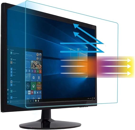 MUBUY-GOL 18.5 "inch Desktop Monitor Screen Protector Fit Diagonal 18.5" 16:9 Widescreen, Reduce Glare Reflection and Eyes Strain, Help Sleep Better (16.14" W x 9.09" H)