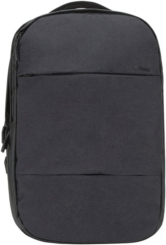 Incase City Backpack - 24L Main Storage Compartment with 16" Faux Fur Laptop Pocket, Front Organizational Pocket, Quick Access Pocket, Everyday Tech Backpack - Black