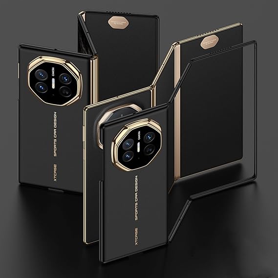TIANYUE Compatible with Huawei Mate XT Ultimate, Liquid Silicone Slim Shockproof Cover Case for Huawei Mate XT Ultimate-Black Case