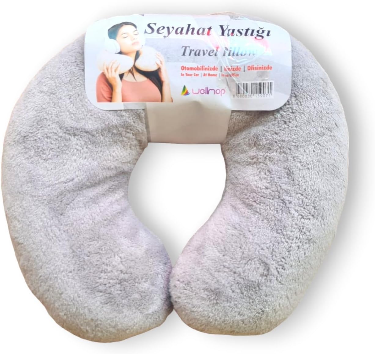Travel Neck Pillow Gray