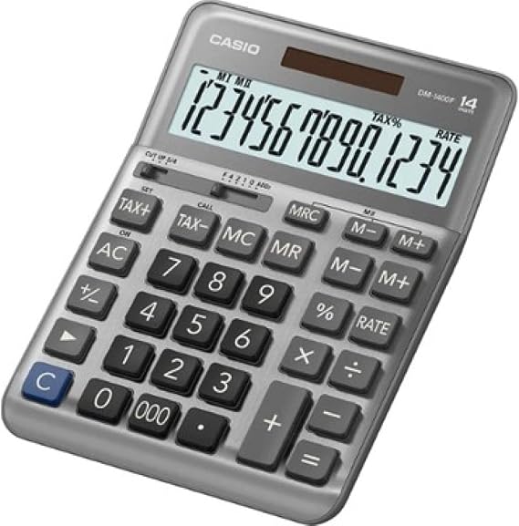 Casio Dm-1400f Masa Tİpİ 14 Hane Hesap Makİnesİ