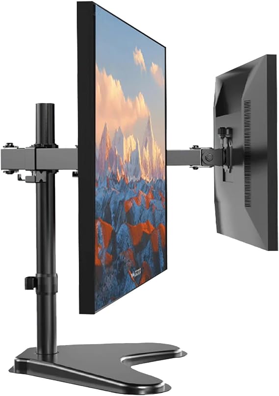 Ergoflex EF42 Steel Design 13"-27" Desktop Monitor Stand with 2-8 kg Double Arm Lift