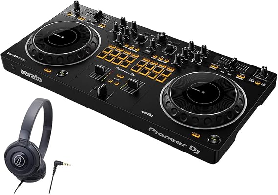 Pioneer DJ DDJ-REV1 Choice Headphone Set Black Serato DJ Compatible Scratch Style 2ch DJ Controller Pioneer