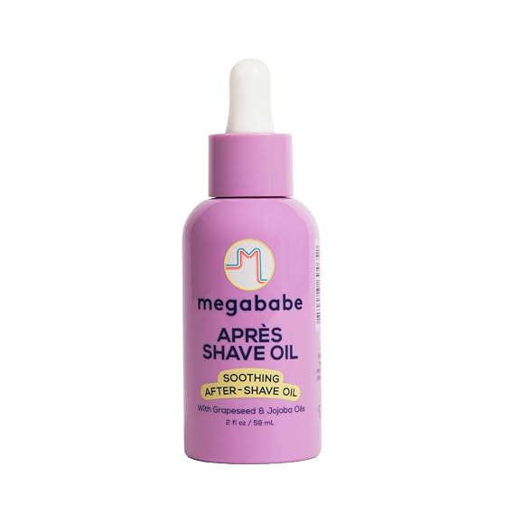 Megababe Apres Shave Oil, Soothing After-Shave Oil, 5 Ingredients, 2 fl oz