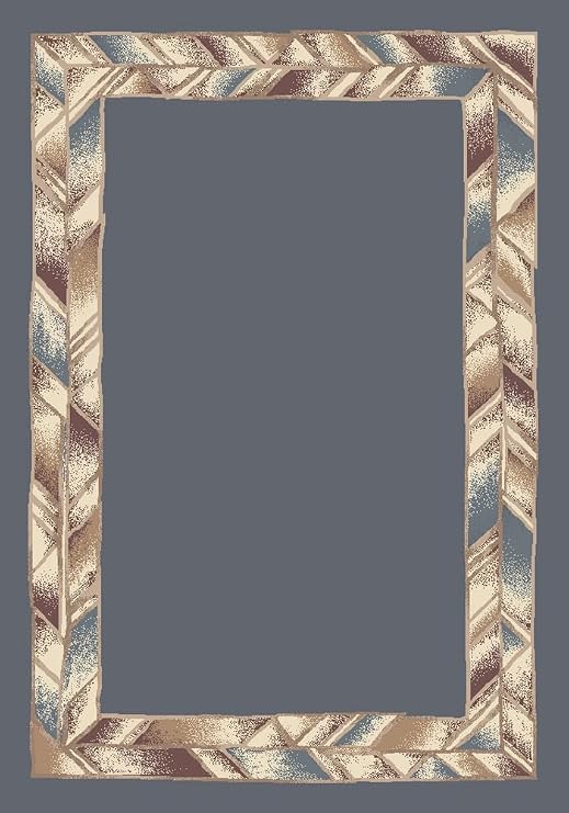 Milliken Innovations Collection Zuni Rectangle Area Rug, 2'8" x 3'10", Slate