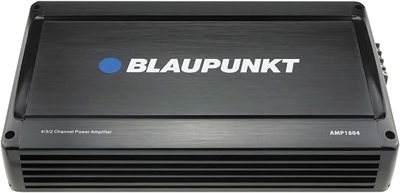 BLAUPUNKT 1600W 4-Channel, Full-Range Amplifier AMP1604, Black