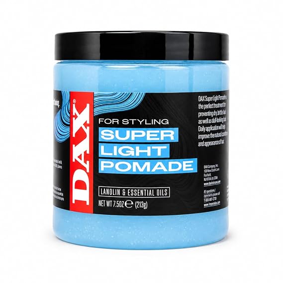 DAX Super Light Pomade Light Hold, Moisture & Shine 7.5 Oz