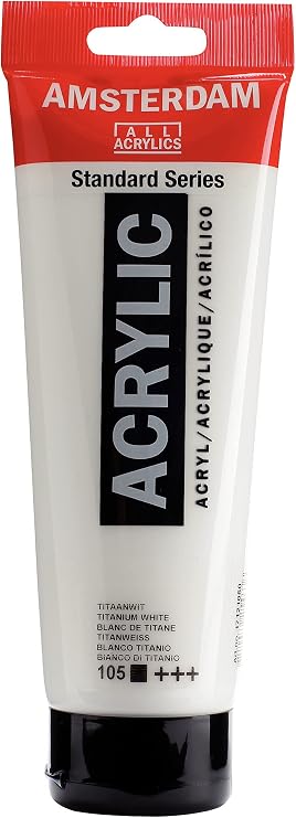Amsterdam Standard Series Acrylic Tube 250ml Titanium White 105 (17121050)