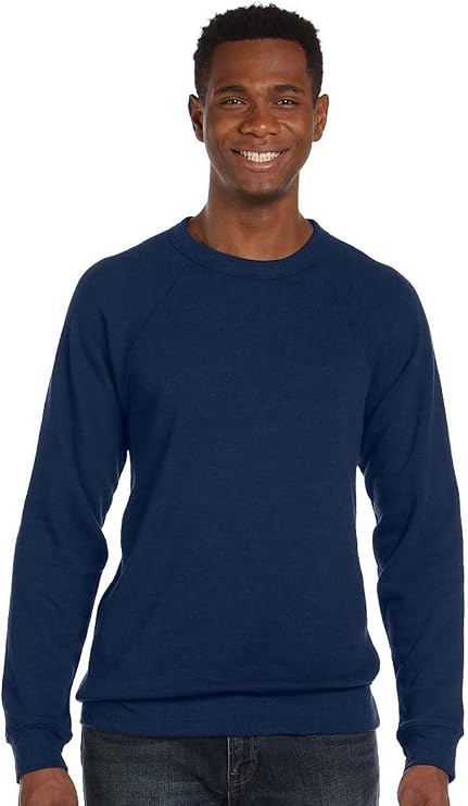 Canvas 3901 Unisex Triblend Sponge Fleece Pullover - Navy Heather - XS