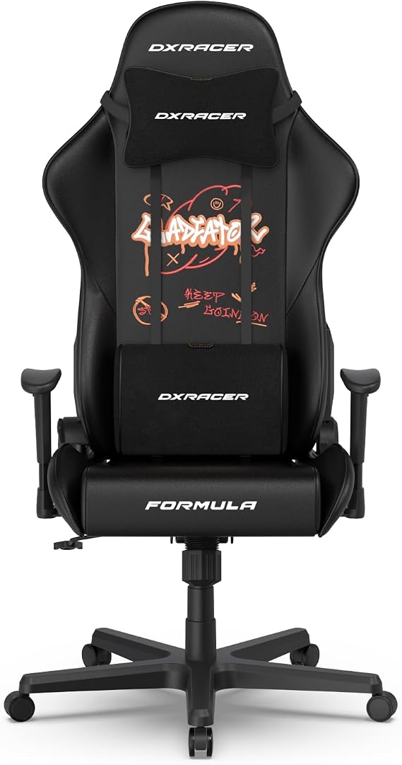 DXRacer Formula L Ergonomic Gaming Chair with Lumbar Support, Graffiti