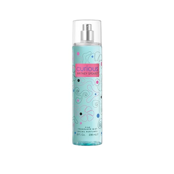 Britney SpearsTM Curious, Fine Fragrance Body Mist Spray for Women, 8 Fl Oz / 236mL