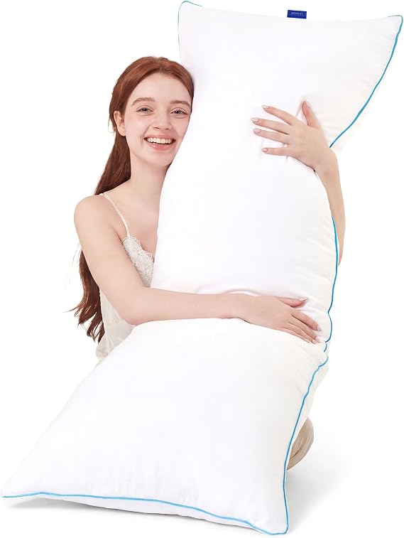 YZ HOME Full Body Pillow Insert -Large Long Bed Pillow for Side Sleeper