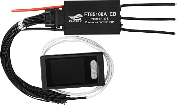 FLIPSKY FT85100A-EB ESC 85V 100A with TFT Advanced Display V3.0 Support PWM Variable Frequency Control and Brake Signal for Ebike Speed Controller