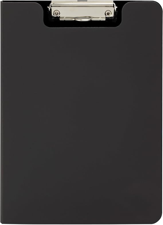 Maul Writing Case A4 Black Robust Clipboard Folder for Office