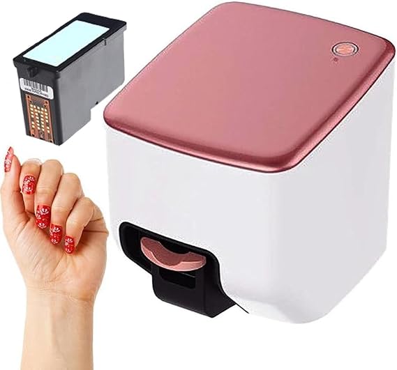 Smart Nail Printing Machine,3d Digital Mobile Art Printer,Nail Stamping Machine,10s Done, Support Wifi/App/Diy, Portable Nail Printer Machine For Salon, Parties & Personal Use