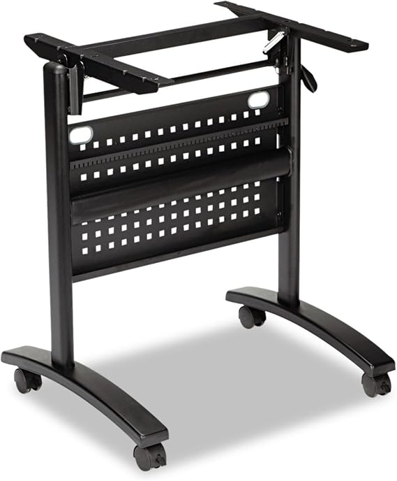Alera Valencia Flip Training Table Base, Modesty Panel, 28.5w x 19.75d x 28.5h, Black