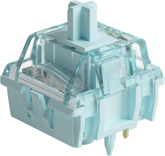 Akko V5 Cream Blue Pro Switch, Push Pressure 45 gf, Tactile 5 Pin, Compatible with Mechanical Keyboards, 45 Pieces