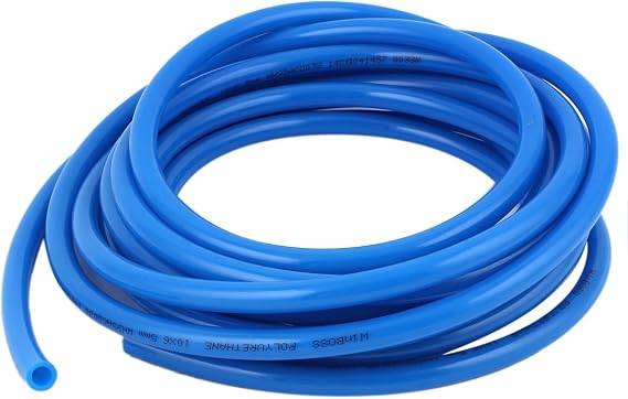 uxcell 10mm OD 6.5mm ID PU Pneumatic Air Tubing Pipe Hose 20ft Blue