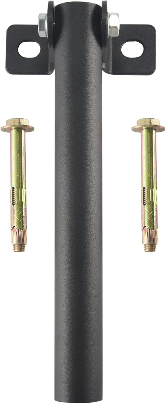 T Bar Row Platform Attachment Install on Floor or Wall Holder for Barbell Bars Exercises Gym Equipment,25mm